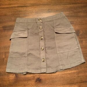 American Eagle‎ Skirt Green Button Down Women’s Medium